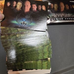 Star Trek Nemesis Trading Cards Set